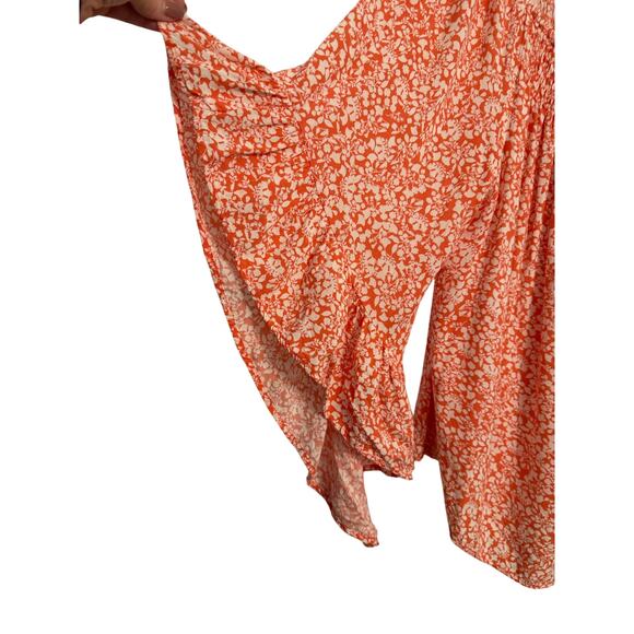 Unique Spectrum Women’s Boho Floral Fairy Asymmetric 3/4 Sleeve Blouse Size 2X - Picture 4 of 11